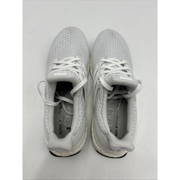 Adidas Ultra Boost 4.0 Shoes Women’s Size 8 Triple White Running Sneakers - Picture 4 of 8